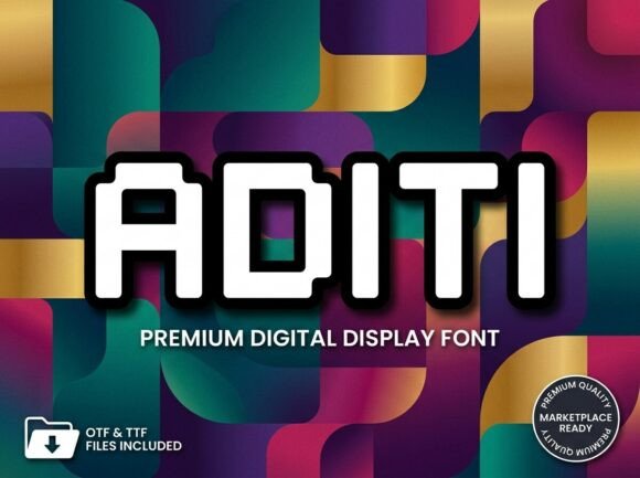 Aditi: The Premium Display Font That Elevates Handmade Shop Branding