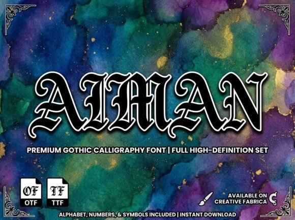 Aiman Typeface Review: A Premium Display Font for High-Impact Campaigns