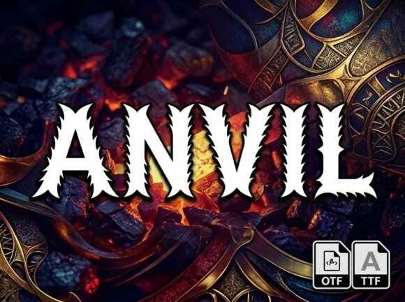 Anvil: A Premium Display Font for Bold Web Design