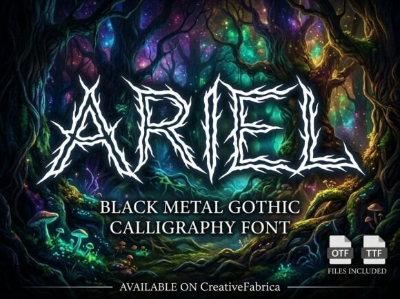 Ariel Display Typeface: A Visceral Choice for Bold Branding