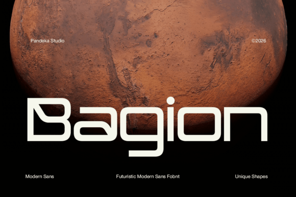 Bagion: The Futuristic Typeface That Elevates Small Business Branding