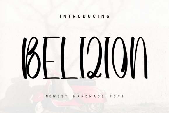 Belizion: The Handwritten Display Font for Cozy Digital Experiences