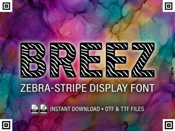 Breez: A Display Typeface for Editorial Identity and Visual Rhythm