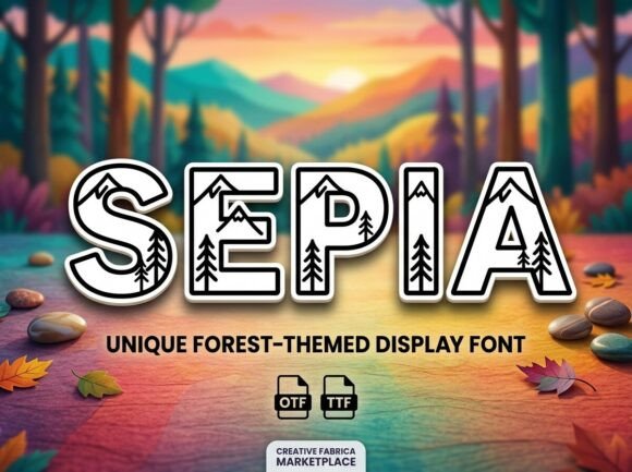 Bringing Adventure to Your Shop with the Sepia Display Typeface