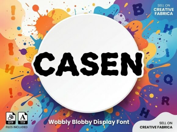 Casen: The Avant-Garde Display Font That Anchors Bold Brand Identities