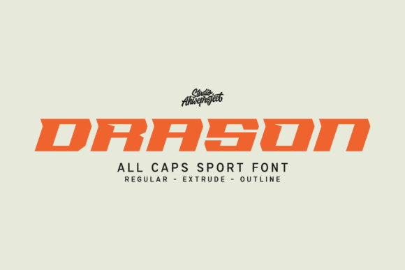 Drason Typeface Review: A Bold Sport Font for High-Impact Branding