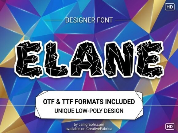 Elane: The Perfect Display Typeface for Elevating Your Brand Identity