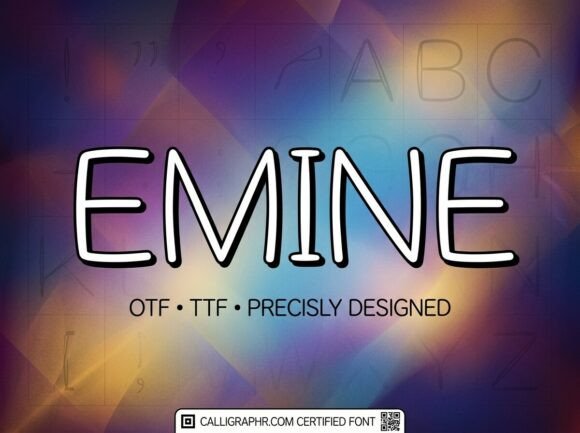 Emine: A Premium Display Typeface for Editorial Design