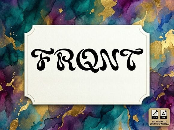Front: The Premium Display Typeface for Scroll-Stopping Visuals