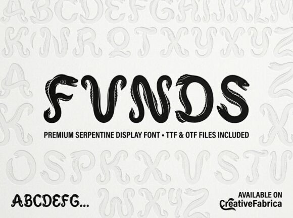 Funds: A Premium Display Font for Standout Brand Identity