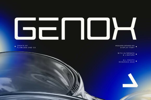 Genox Typeface: The Modern Display Font for Stronger Brand Identity
