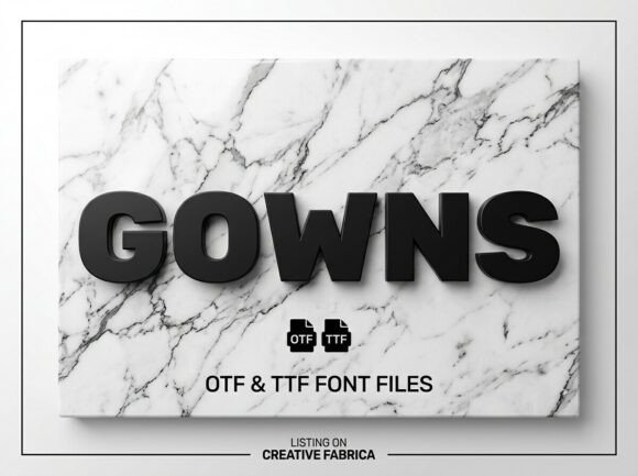 Gowns: The Display Typeface That Elevates Editorial Design