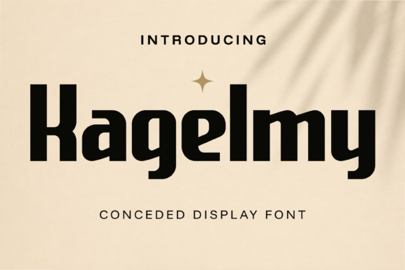 Kagelmy: A Bold Display Font for Modern Branding
