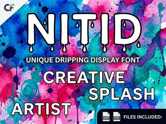 Nitid: A Fluid Display Font for Bold Brand Identities