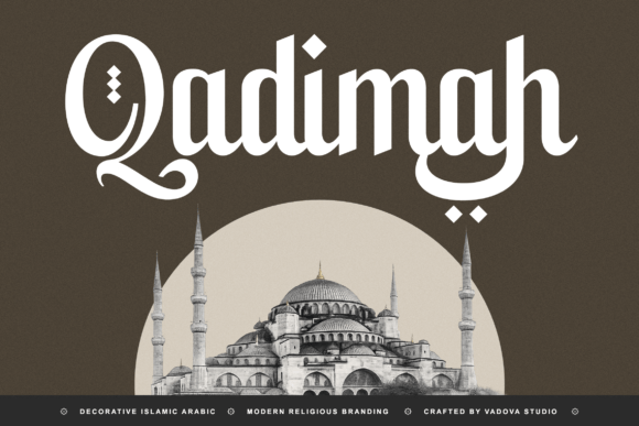 Qadimah: The Premium Display Font for Authentic Brand Identity