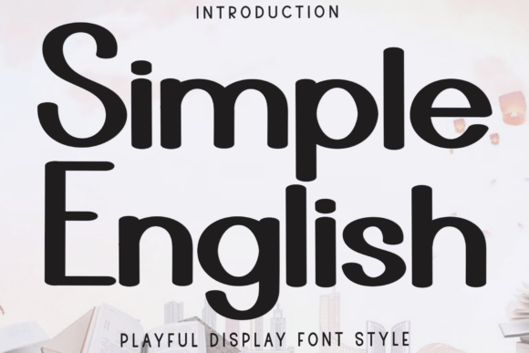 Simple English: The Festive Display Typeface for Holiday Web Design