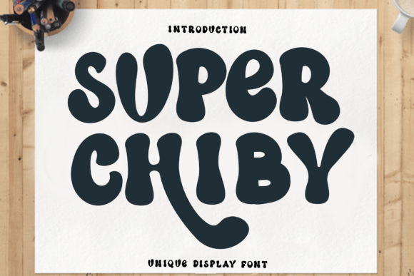 Super Chiby: The Festive Typeface for Memorable Brand Identity