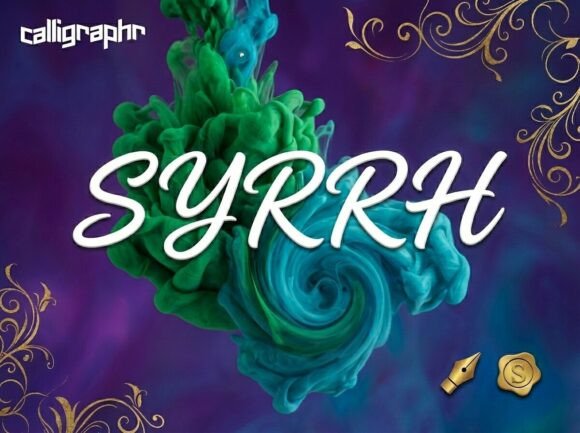 Syrrh: A Premium Display Font for Bold Brand Identity Projects