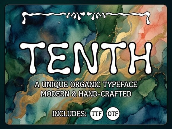 Tenth: A Bold Display Typeface for Standout Brand Identity