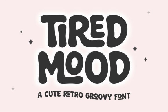Tired Mood: The Retro Display Typeface That Elevates Digital Branding